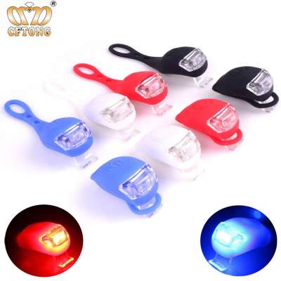 2pcs Cycling Silicone Warning LED Lights Bicycle Night Riding