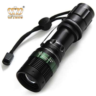 Portable Police Aluminum Waterproof 18650 Zoom 3W XPE SMD LED Torch Flashlight