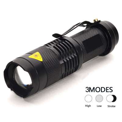 China Factory hot sell 3W LED Zoomable Flash Torch